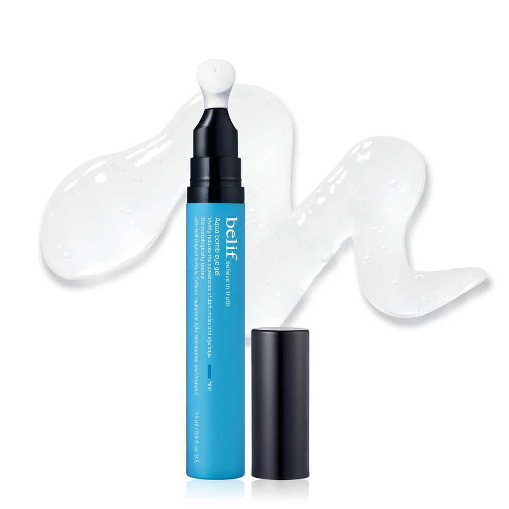 belif front tube shot showing product and cooling applicator benefit