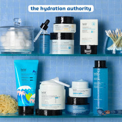 belif ingredients label with lotus and marshmallow showing gentle hydrating benefits