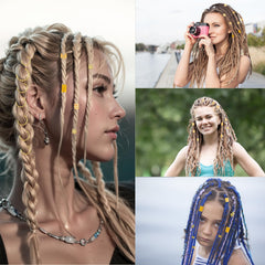 Belinreli assorted clips and charms spread on surface showing variety for creative looks