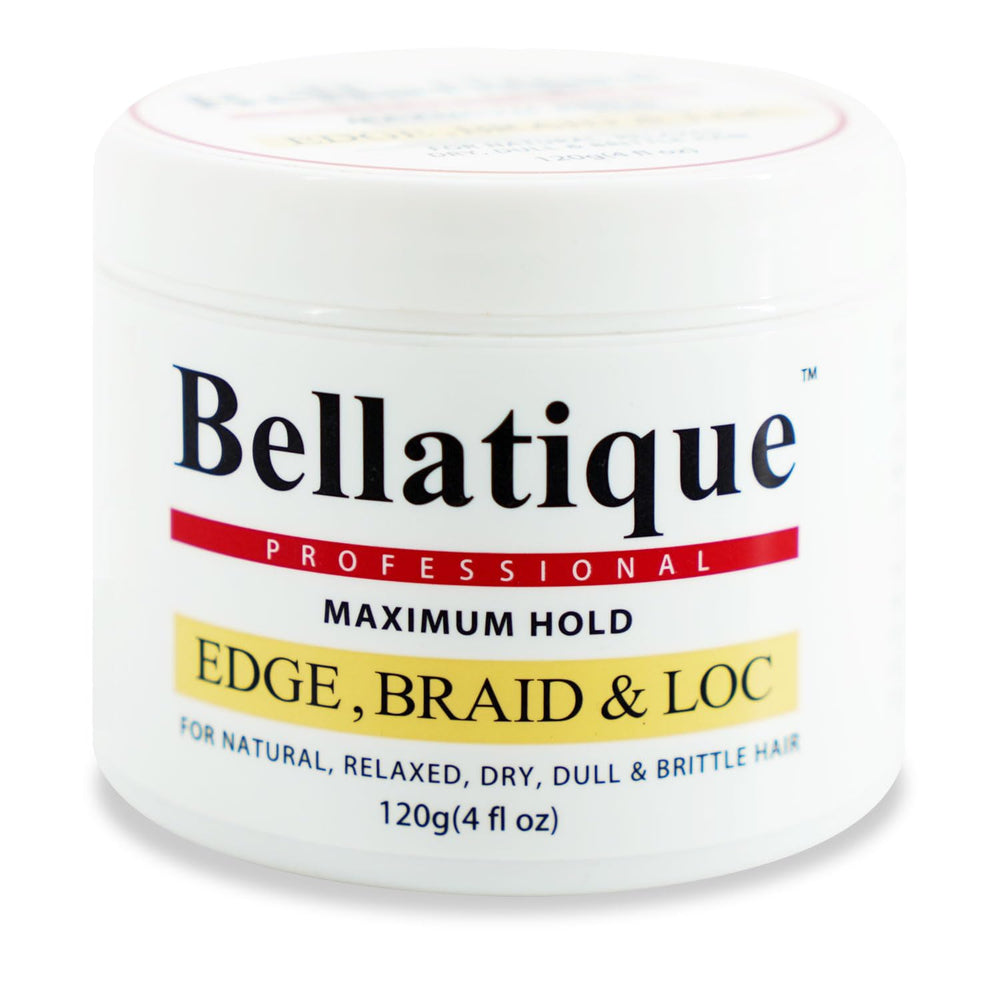 BELLATIQUE front jar showing label and 4 oz size, clear professional look