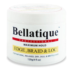 BELLATIQUE front jar showing label and 4 oz size, clear professional look