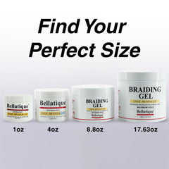 BELLATIQUE jar held in hand to show scale and convenient travel size