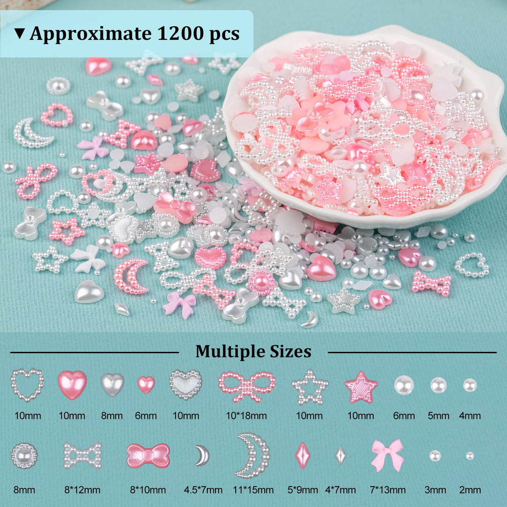 BELLEBOOST assorted 3D charms layout with hearts bows and sunflowers for creative designs