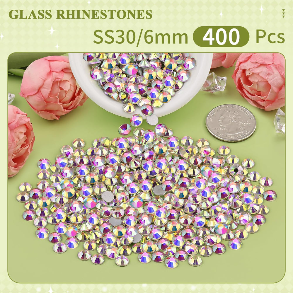 BELLEBOOST close-up of faceted glass surface showing bright multi-hued sparkle