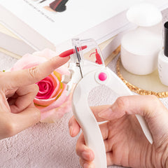 BELLEBOOST ergonomic handle grip close-up, reduces hand fatigue during use