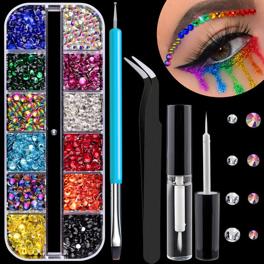 BELLEBOOST box of mixed-color gems showing contents and convenience