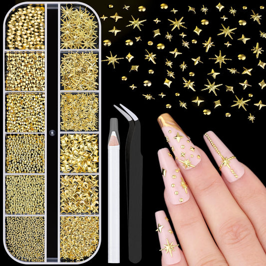 BELLEBOOST front packaging showing gold stars and beads, clear organization for quick selection