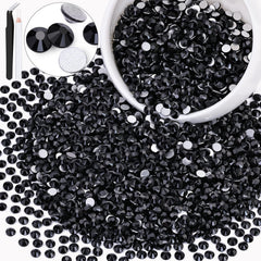 BELLEBOOST front packaging showing 3000pcs jet black rhinestones and tools, instant craft-ready supply