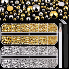 BELLEBOOST front packaging showing silver and gold pearl boxes and tools for organized crafting