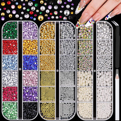 BELLEBOOST front packaging showing full 10000pcs kit and included tools for versatile decor