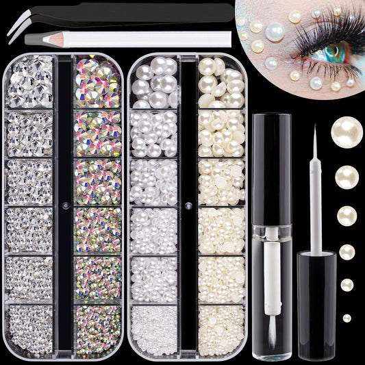 BELLEBOOST front packaging showing organized crystal and pearl trays for quick selection