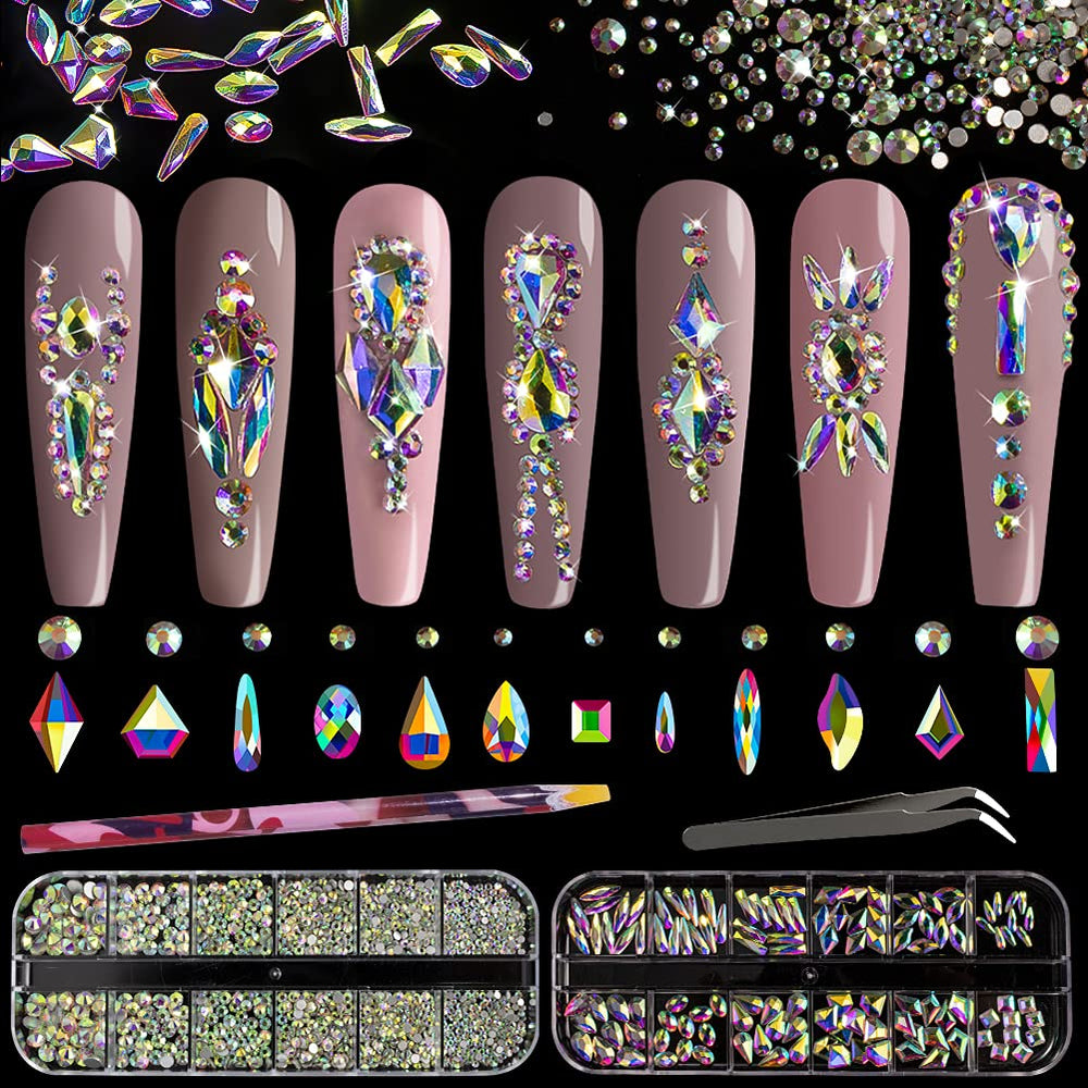 BELLEBOOST front packaging showing full rhinestone kit and tools for easy selection