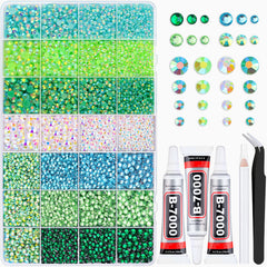 BELLEBOOST front packaging showing full rhinestone kit and tools for easy craft starts