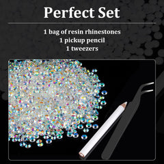 BELLEBOOST rhinestones applied on nail art for lightweight, long-lasting shimmer