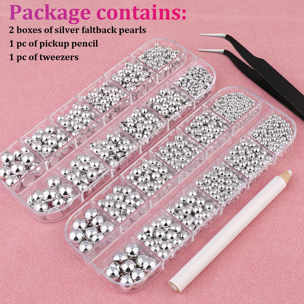 BELLEBOOST lifestyle manicure with pearls, professional-looking embellished nails