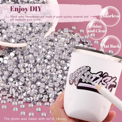 BELLEBOOST rhinestones applied to nails demonstrating neat, durable decorative effect