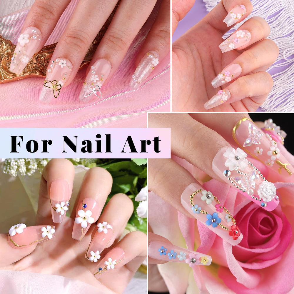BELLEBOOST decorated nail in use showing durable salon-style finish
