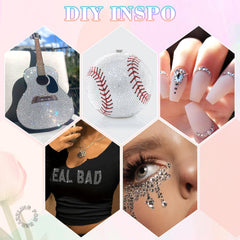 BELLEBOOST rhinestones adhered to fabric demonstrating lightweight shimmer