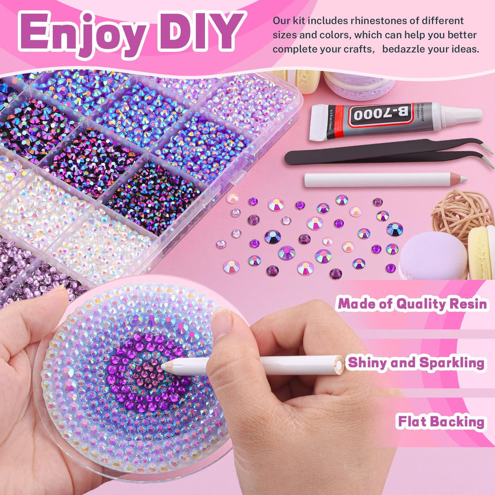 BELLEBOOST tweezers, pickup pen and three B7000 glue tubes for precise application