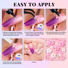 BELLEBOOST tweezers and pickup pen for accurate placement and speed