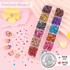 BELLEBOOST tweezers and pick-up pencil tools for precise nail gem placement