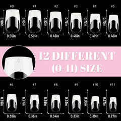 Bellelfin short square nails applied on hand demonstrating comfortable, polished everyday wear