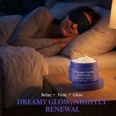 Bellisinno jar on nighttime shelf with towel showing bedtime routine comfort and hydration