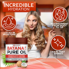 BELLISSO batana oil before-and-after ends showing repaired split end benefit