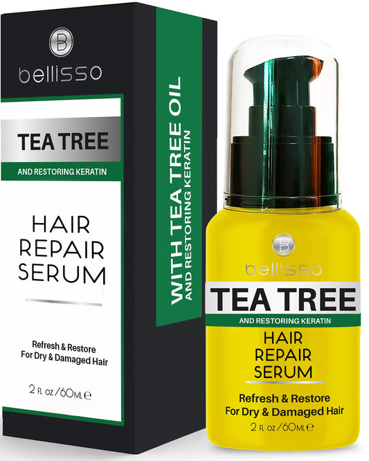 BELLISSO bottle front view showing product and benefits