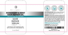 BELLISSO ingredients label closeup highlighting botanical-rich benefits