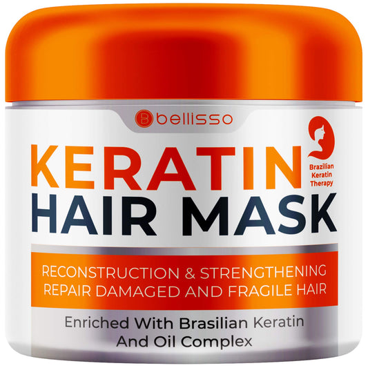 BELLISSO jar front view showing product branding and benefits