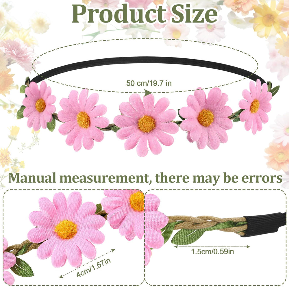 Bememo close-up of fabric daisy petals highlighting stitch quality and realistic texture