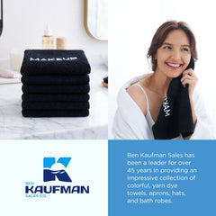 BEN KAUFMAN towel inside washing machine showing easy machine care