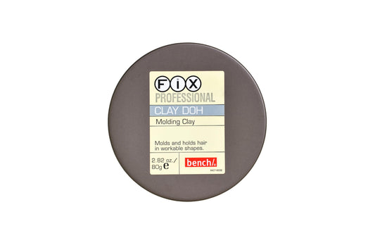 Bench FIX pot front view showing label and compact sizing for travel