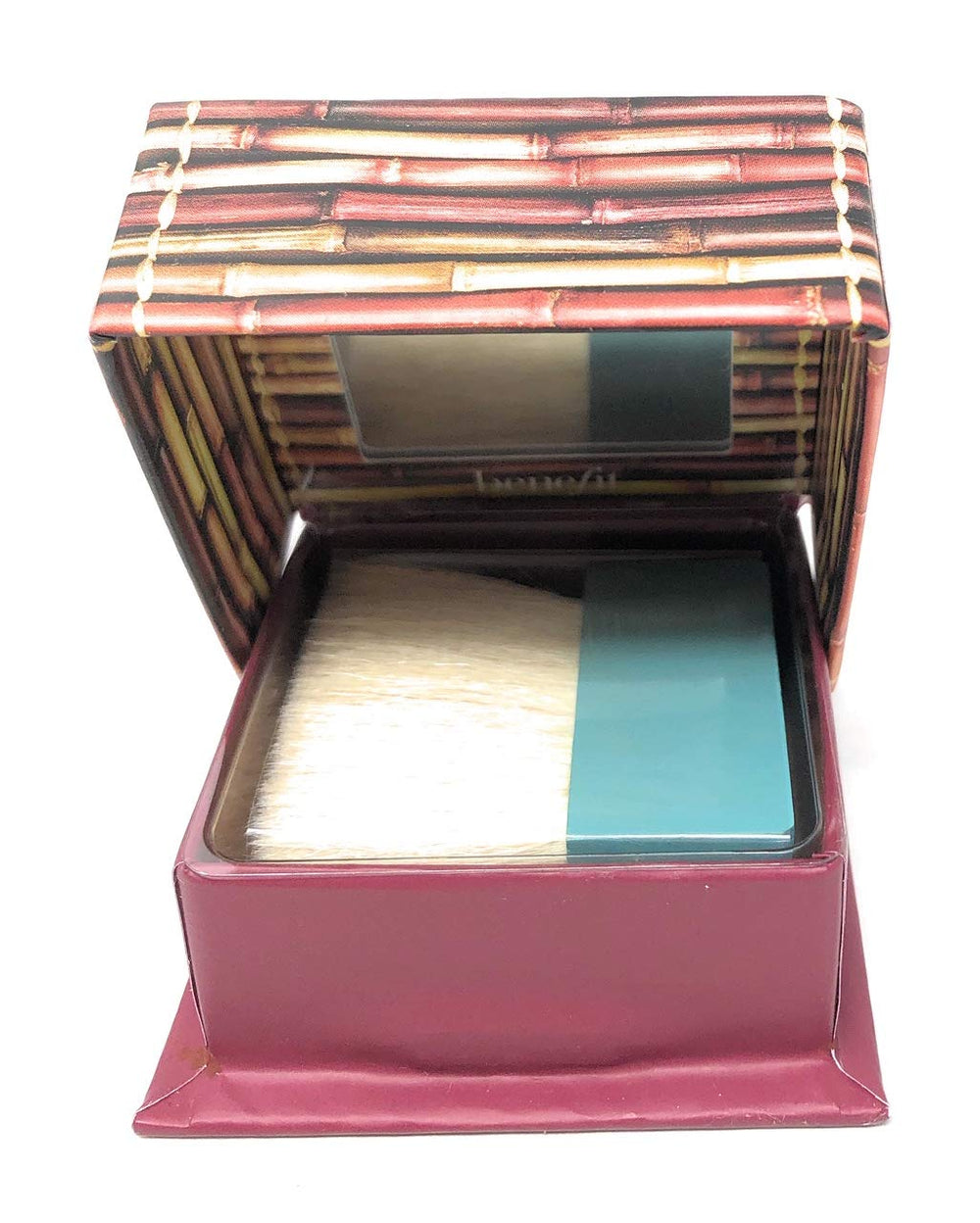 Benefit Hoola texture close-up swatch showing fine matte powder for seamless blending