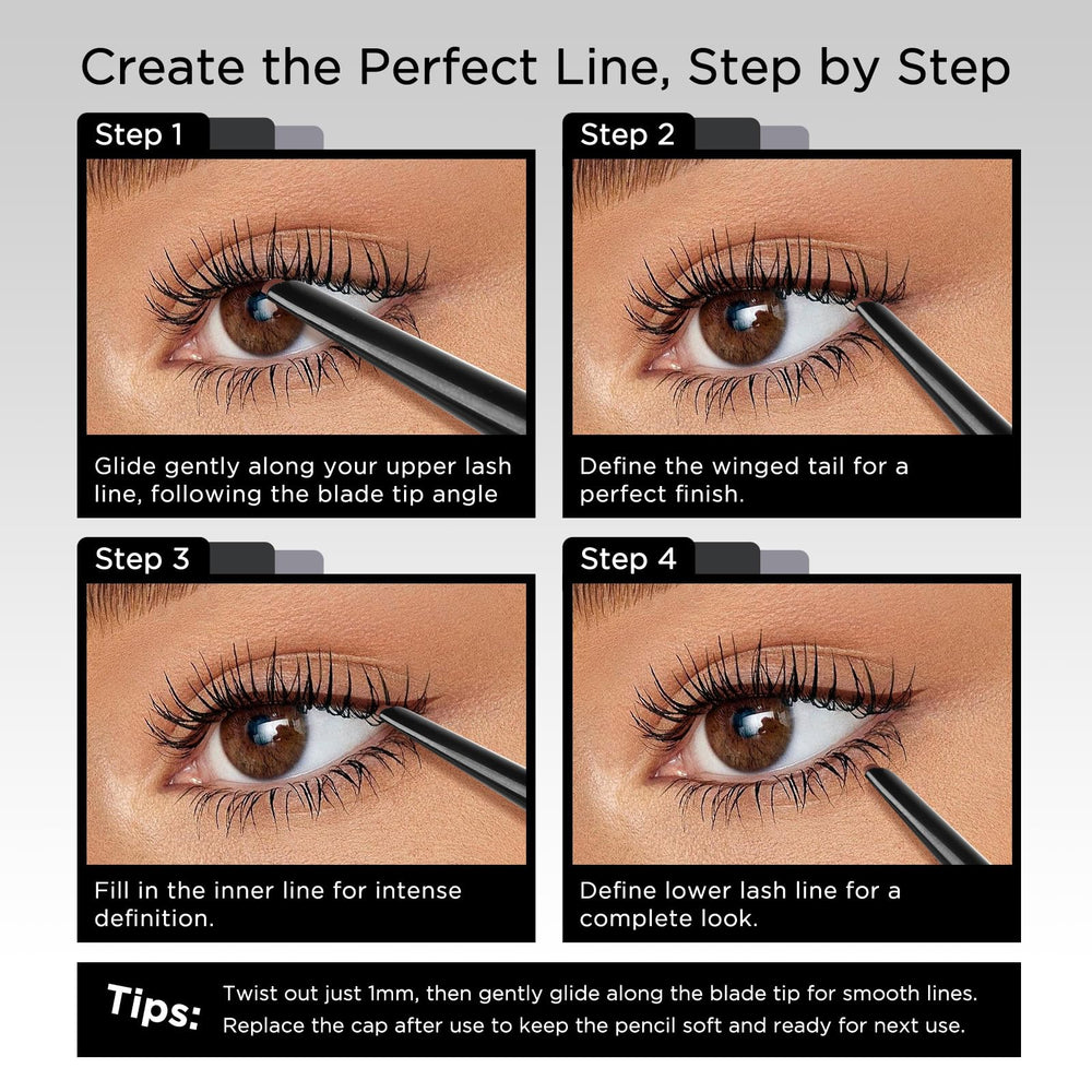 BEPHOLAN brown eyeliner in makeup setting showing natural enhancement for everyday wear