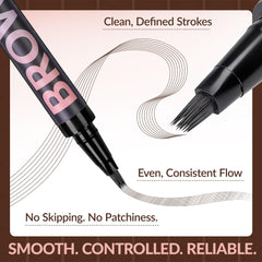 BEPHOLAN ink texture flowing from brush tip for smooth, even application