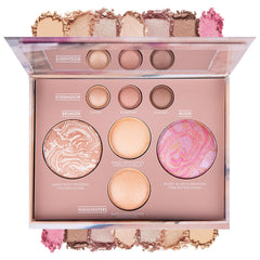 BERALLOYE closed palette front view showing compact travel-ready design and portability