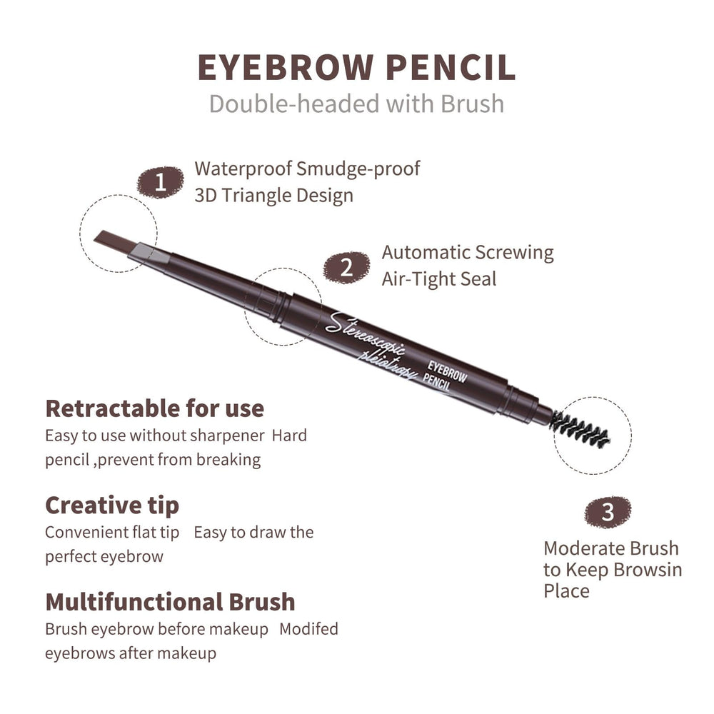 Berinist dual-ended pencil in hand illustrating retractable convenience
