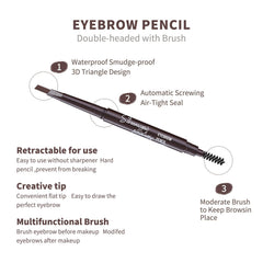 Berinist dual-ended pencil in hand illustrating retractable convenience