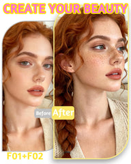 Berinist pen in use stamping freckles for natural sun-kissed effect