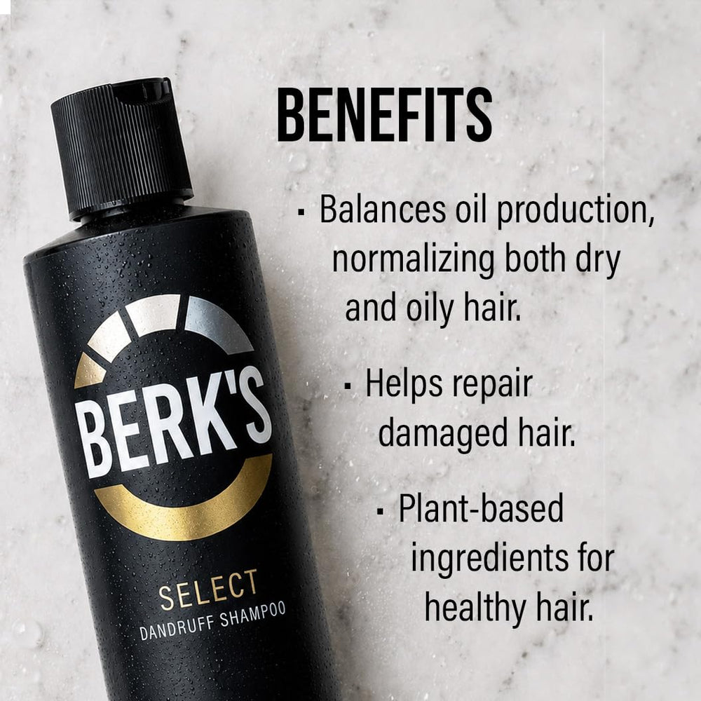 Berk's bottle next to a hand showing 8 fl oz scale benefit