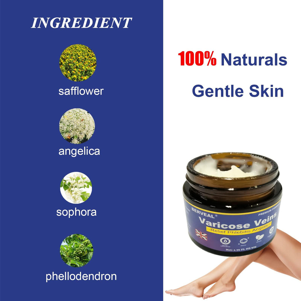 BERVEAL open jar texture demonstrating lightweight cream for easy absorption