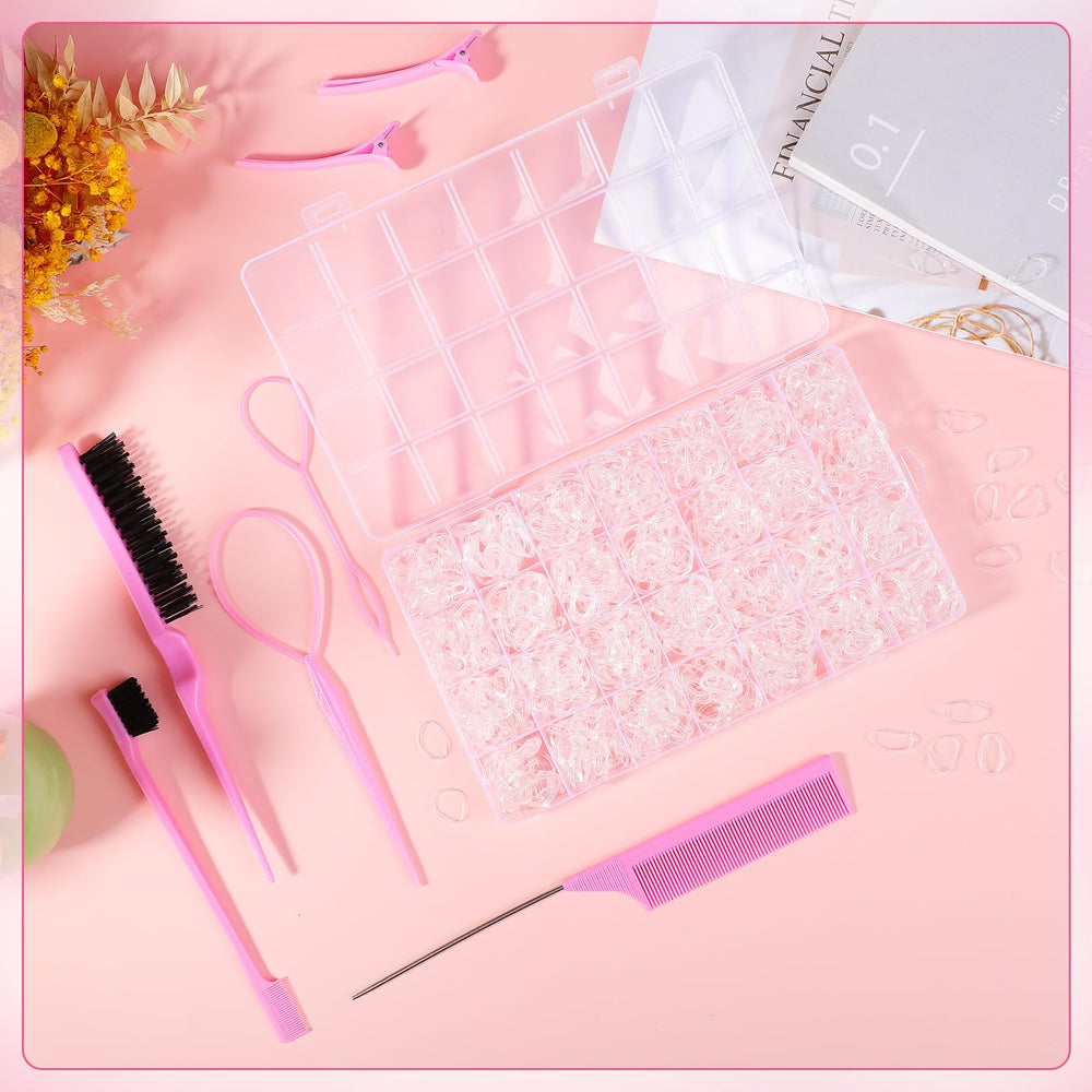 BESARME open organizer box displaying neatly stored elastics for easy access