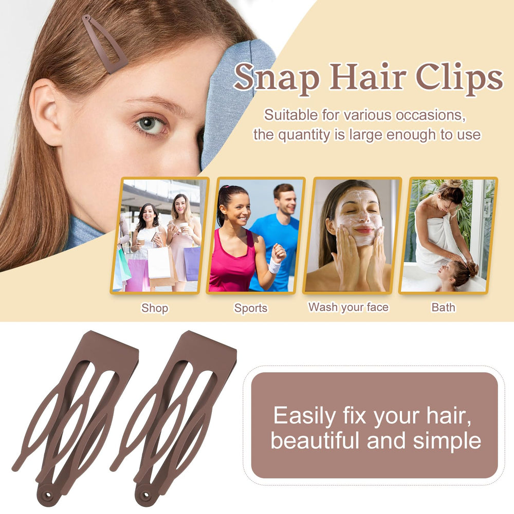 BESARME hand holding clip showing 2-inch scale for size clarity
