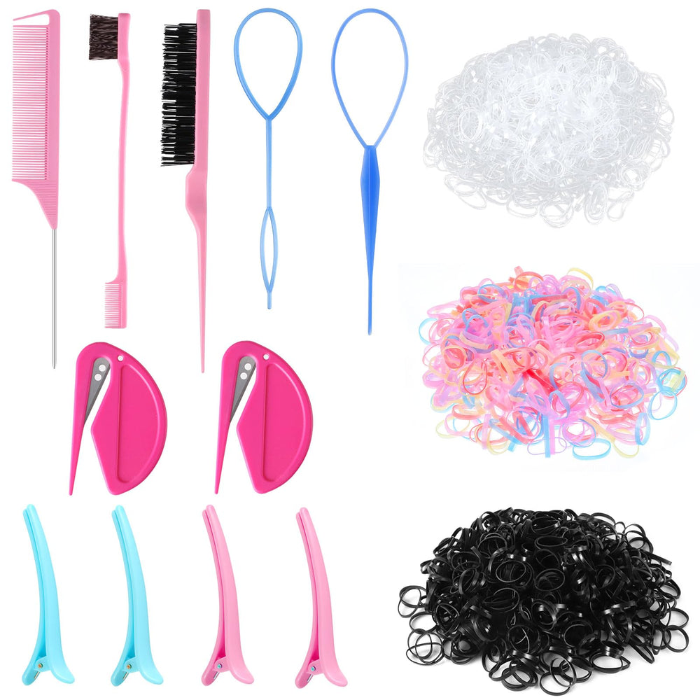 BESARME front packaging showing colorful mini bands and tools for quick styling