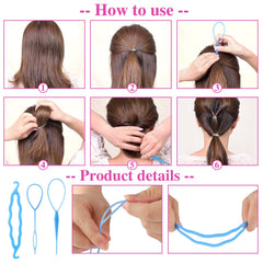BESARME ponytail cutter remover detail showing safe painless band removal