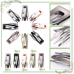 BESARME mixed rose gold and bronze clips for color coordination