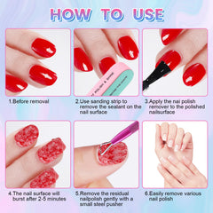BESNEL metal pushers and file laid out offering precise polish removal