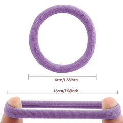 Bessrung close-up texture of a hair tie highlighting smooth seamless finish